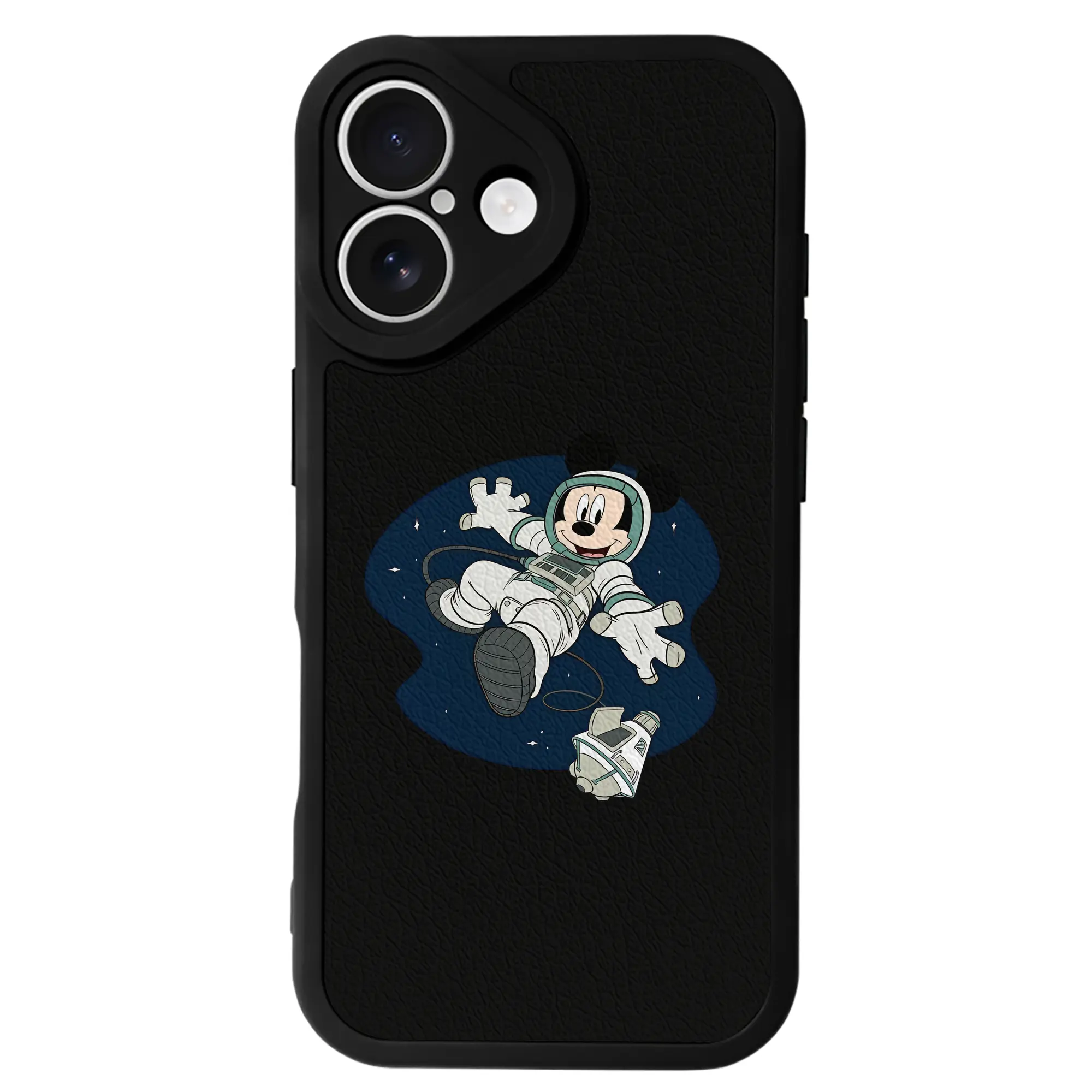 ミッキーマウス（Mickey Mouse） グッズ ミッキーマウス（Mickey Mouse） - IPhone 16シリーズ対応 ・ シリコンスマホケース ・ レザー調 ・ 高精度フィット ・ 耐衝撃 ・ ワイヤレス充電対応 ・ 精密カット